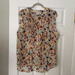Cabi Tux Ruffle Top